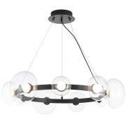 Светильник BOSQUE Crystal lux BOSQUE SP9 BLACK/TRANSPARENT
