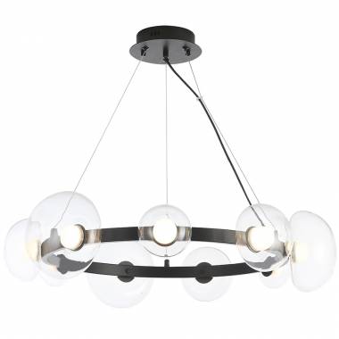 Светильник Crystal lux(BOSQUE) BOSQUE SP9 BLACK/TRANSPARENT