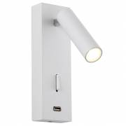 Бра CLT 210 Crystal lux CLT 210W USB WH
