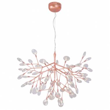 Люстра Crystal lux EVITA SP63 COPPER/TRANSPARENT