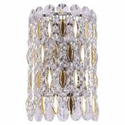 Бра LIRICA Crystal lux LIRICA AP2 CHROME/GOLD-TRANSPARENT