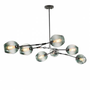 Люстра Delight Collection(Bubble) 058/7B BLACK/SMOKY