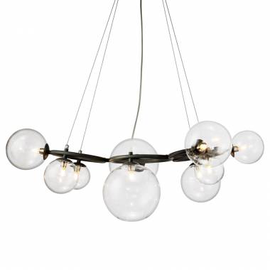 Люстра Delight Collection(Wendt) KG1202P-9 grey/clear