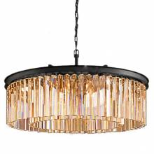 Люстра 1920s Odeon Delight Collection KR0387P-10B black/amber