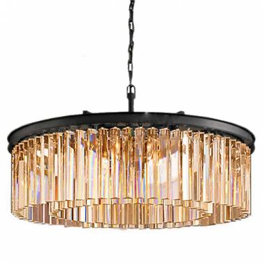 Люстра Delight Collection(1920s Odeon) KR0387P-10B black/amber