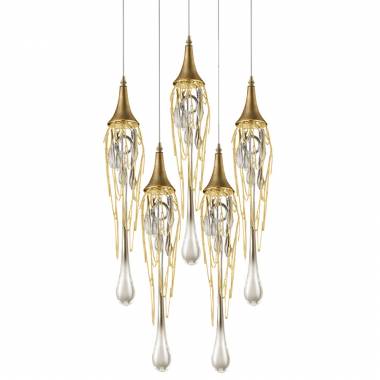Светильник Delight Collection(Goddess Tears) P68009L-5/R gold