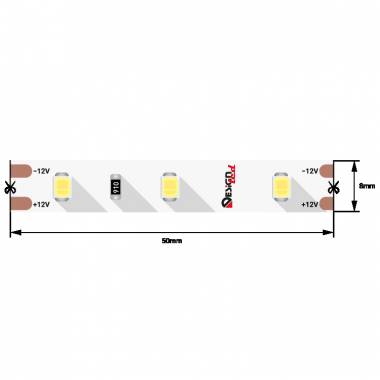 Светодиодная лента DesignLed(Серия DSG2 (2835)) DSG260-12-W-33