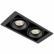 Точечный светильник Zumma Donolux DL18615/02WW-SQ Shiny black/Black
