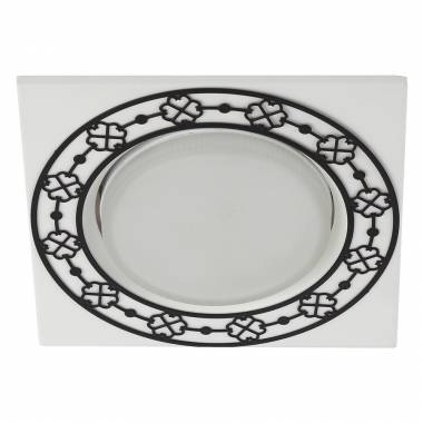 Точечный светильник ЭРА(Б0037367) KL78 WH/BK