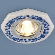 Точечный светильник Debora Elektrostandard 9033 керамика MR16 бело-голубой