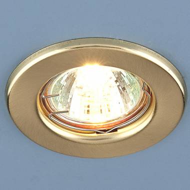 Точечный светильник Elektrostandard 9210 MR16 SGD золото матовое Teleron