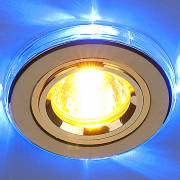 Точечный светильник Biuler Elektrostandard 2060 MR16 GD/BL золото/синий