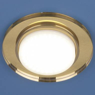 Точечный светильник Elektrostandard 8061 GX53 YL/GD зеркальный/золото Trianon