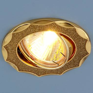 Точечный светильник Elektrostandard 612 MR16 GD золотой блеск/золото Krionet