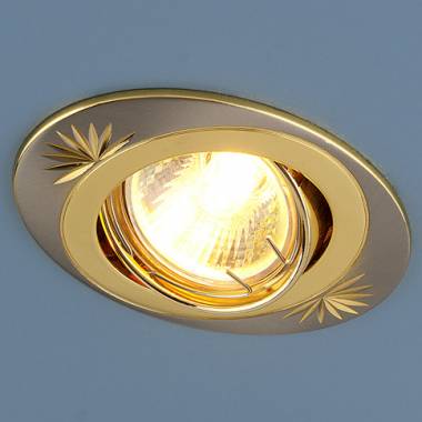 Точечный светильник Elektrostandard 856 CF MR16 SN/GD сатин- никель/золото Kolidora