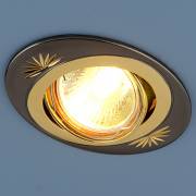Точечный светильник Kolidora Elektrostandard 856 CF MR16 GU/GD черный/золото