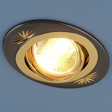 Точечный светильник Elektrostandard 856 CF MR16 GU/GD черный/золото Kolidora