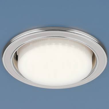 Точечный светильник Elektrostandard 1036 GX53 WH/SL белый/серебро Antiko