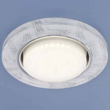 Точечный светильник Elektrostandard 1062 GX53 WH/SL белый/серебро Tibori