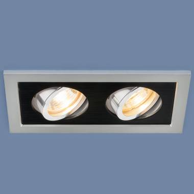 Точечный светильник Elektrostandard 1031/2 MR16 SL/BK серебро/черный Lurie