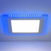 Точечный светильник Tomikom Elektrostandard DLS024 10W 4200K подсветка Blue