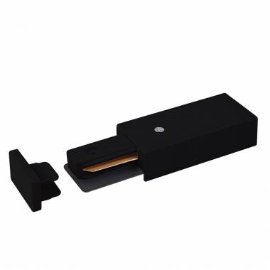 Подвод питания для однофазной шины Elektrostandard TRP-1-1-BK / Ввод питания и заглушка торцевая для однофазного шинопровода (черный)