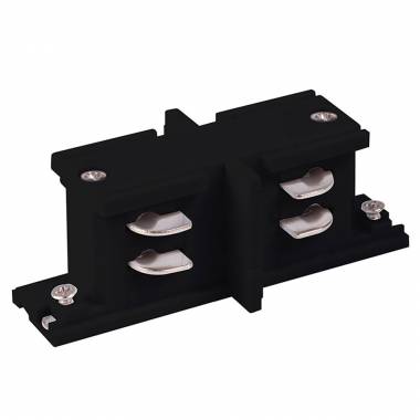 Соединитель для трехфазной шины Elektrostandard TRC-1-3-II-BK / Коннектор прямой внутренний для трехфазного шинопровода (черный)