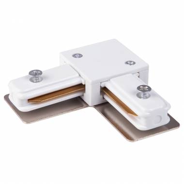 Соединитель для однофазной шины Elektrostandard TRC-1-1-L-WH / Коннектор угловой для однофазного шинопровода (белый)