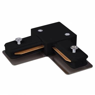 Соединитель для однофазной шины Elektrostandard TRC-1-1-L-BK / Коннектор угловой для однофазного шинопровода (черный)