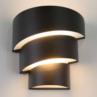 Уличный светильник Elektrostandard 1535 TECHNO LED HELIX черный HELIX