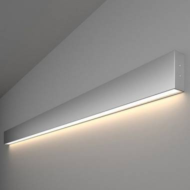 Бра Elektrostandard Линейный светодиодный накладной односторонний светильник 128см 25W 4200K матовое серебро (01-100-30-12) Grand