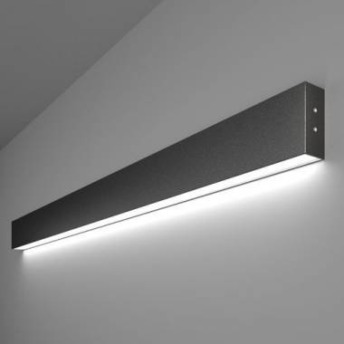 Бра Elektrostandard Линейный светодиодный накладной односторонний светильник 103см 20W 6500K черная шагрень (01-100-30-10) Grand