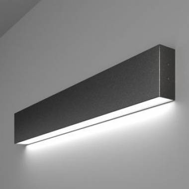 Бра Elektrostandard Линейный светодиодный накладной односторонний светильник 53см 10W 6500K черная шагрень (01-100-30-5) Grand