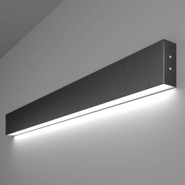 Бра Elektrostandard Линейный светодиодный накладной односторонний светильник 78см 15W 6500K черная шагрень (01-100-30-7) Grand