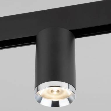 Светильник для магнитной шины Elektrostandard Slim Magnetic R06 Трековый светильник 10W 4200K Ringe (черный/серебро) 85506/01