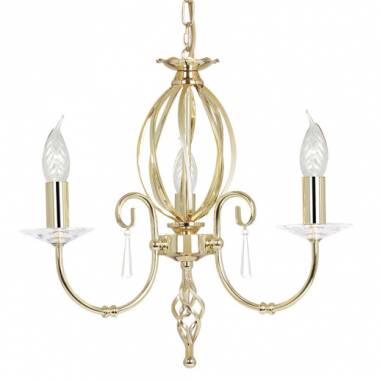 Люстра Elstead Lighting AG3 POL BRASS AEGEAN