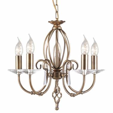 Люстра Elstead Lighting AG5 AGED BRASS AEGEAN