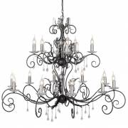 Люстра AMARILLI Elstead Lighting AML15 BLK/SILVER