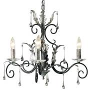 Люстра AMARILLI Elstead Lighting AML3 BLK/SILVER