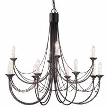 Люстра CARISBROOKE Elstead Lighting CB12 BLACK