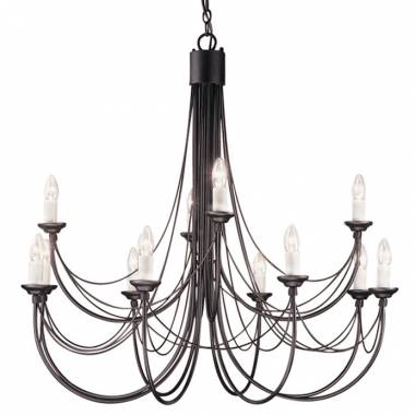 Люстра Elstead Lighting CB12 BLACK CARISBROOKE