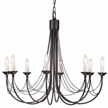 Люстра Elstead Lighting CB8 BLACK CARISBROOKE