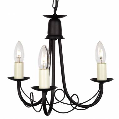 Люстра Elstead Lighting MN3 BLACK MINSTER