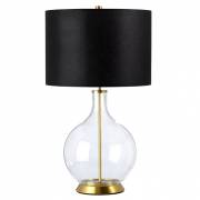 Настольная лампа ORB Elstead Lighting ORB-CLEAR-AB-BLK