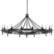 Люстра WARWICK Elstead Lighting WR12 GRAPHITE