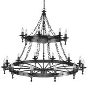Люстра WARWICK Elstead Lighting WR18 GRAPHITE