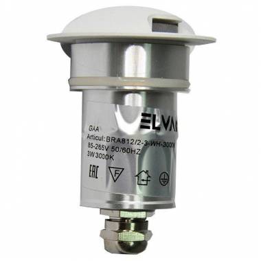 Встраиваемый в дорогу светильник Elvan GW-812A/2-1W-WW-Wh