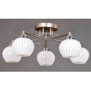 Люстра 37850 Elvan LU-37850/5-E14-Si+Wh