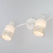 Спот Silvia Eurosvet 20025/2 белый с золотом