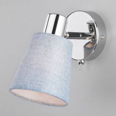 Спот Eurosvet(Culver) 20080/1 хром/голубой